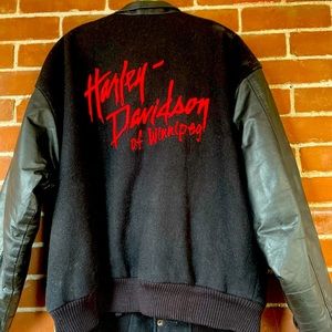 80s Harley Davidson of winnipeg Bomber jacket